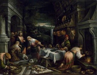 Christ in the House of Mary, Martha, and Lazarus